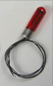 3-Volt Red Blinker Bulbs w/8" Wire Leads (5) (D)