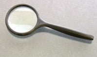 2" Round Glass Magnifier 5x Power