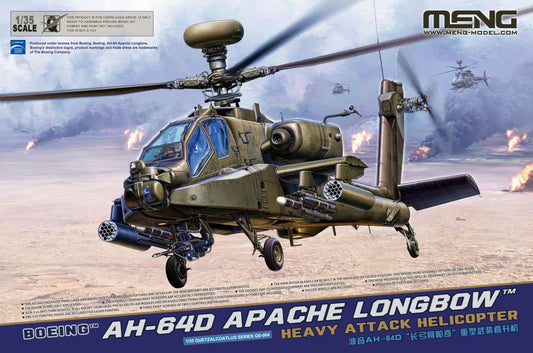1/35 AH64D Apache Longbow Heavy Attack Helicopter