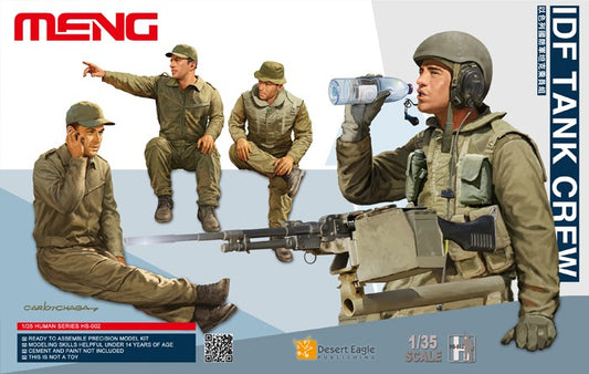 1/35 IDF Tank Crew Figure Set (4)
