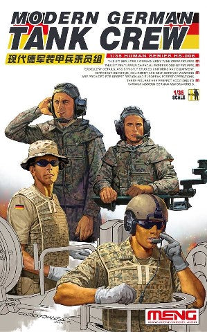1/35 Modern German Tank Crew Figure Set (4)