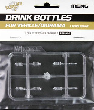 1/35 Drink Bottles Clear Plastic (4)