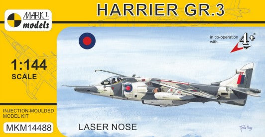 1/144 Harrier GR3 Laser Nose Combat Aircraft