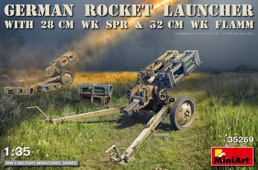 1/35 WWII German Rocket Launcher w/28cm WK SPR & 32cm WK Flamm