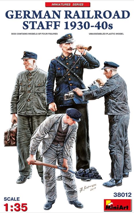1/35 German Railroad Staff 1930-40s (4)