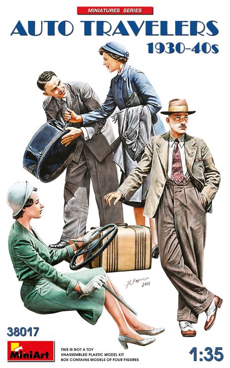 1/35 Auto Travelers 1930-40s (4)