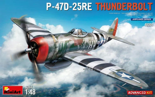 1/48 P47D25RE Thunderbolt Aircraft (Advanced)