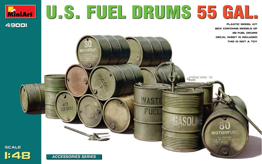 1/48 US 55 Gals. Fuel Drum Set (20)