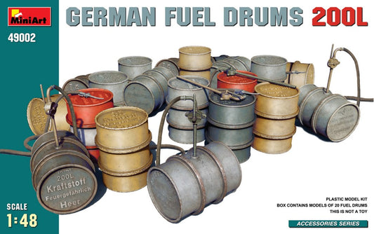 1/48 WWII German 200L Fuel Drum Set (20)