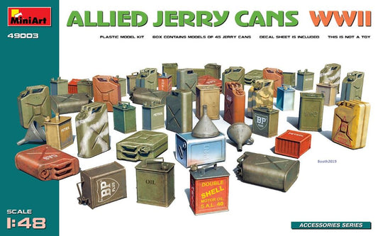 1/48 WWII Allies Jerry Cans Set (45)