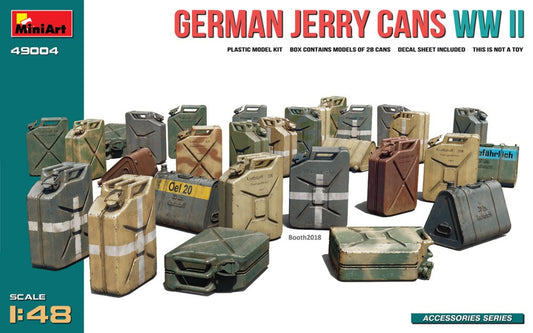 1/48 WWII German Jerry Cans Set (28)