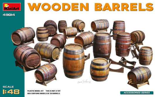 1/48 Wooden Barrels (20)