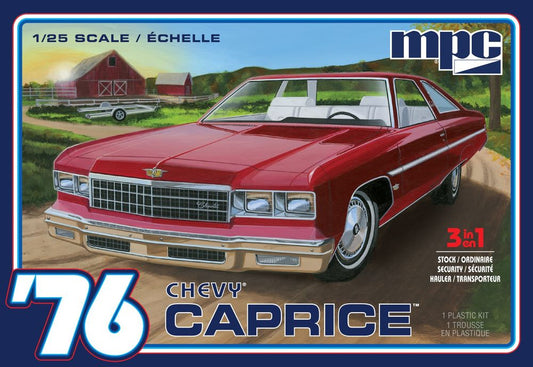 1/25 1976 Chevy Caprice Car (3 in 1) w/Trailer