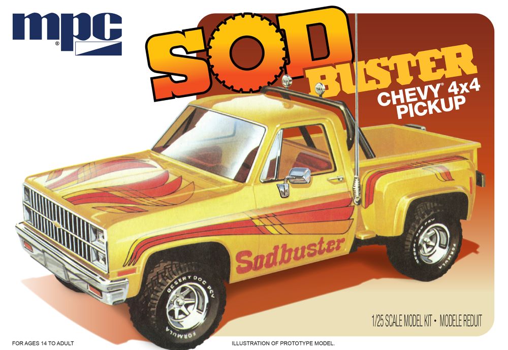 1/25 1981 Sod Buster Chevy 4x4 Stepside Pickup Truck