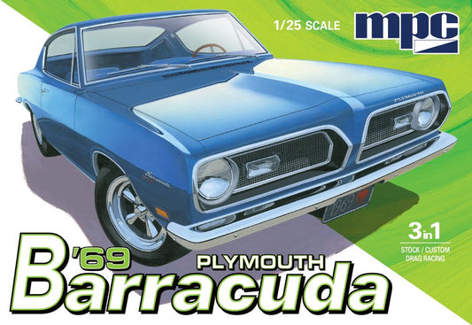 1/25 1969 Plymouth Barracuda Car