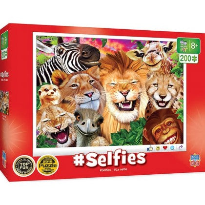 Selfies: Safari Sillies Animals Puzzle (200pc)