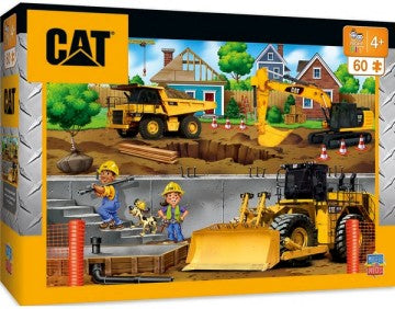 Caterpillar: Construction Vehicles in My Neighborhood Puzzle (60pc)