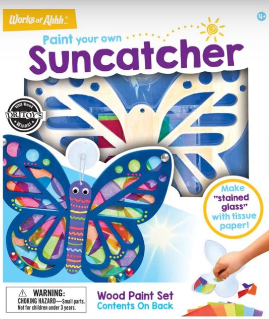 Paint Your Own: Suncatcher Wood Kit w/Paint & Brush