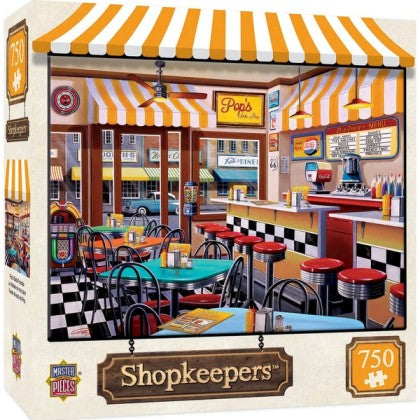 Shopkeepers: Pop's Soda Fountain Puzzle (750pc)