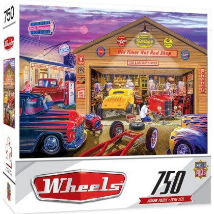 Wheels: Old Timer's Hot Rods Puzzle (750pc)