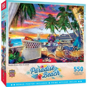 Paradise Beach: Paradise Breeze Puzzle (550pc)