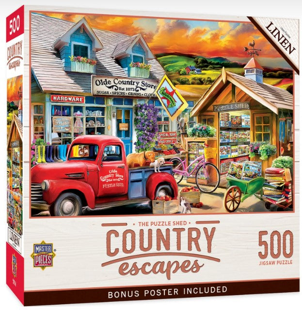 Country Escapes: The Puzzle Shed (Olde Country Store) Puzzle (500pc)