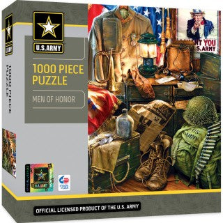 US Army: Men of Honor (Military Gear) Puzzle (1000pc)