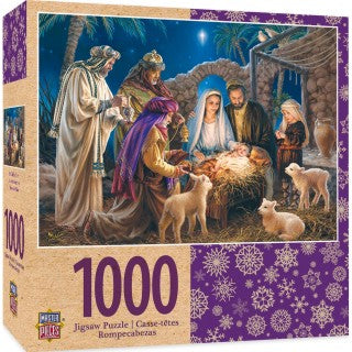 Holiday: Christmas A Child is Born (Nativity) Puzzle (1000pc)