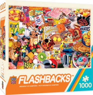 Flashbacks: Breakfast of Champions Collage Puzzle (1000pc)