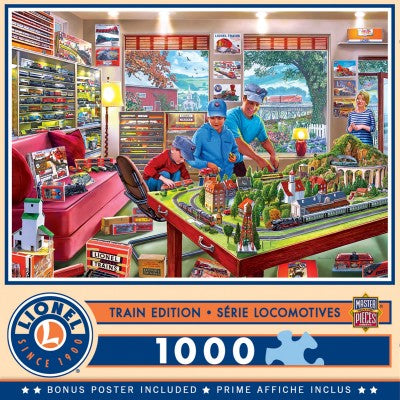 Lionel: The Boy's Playroom w/Trains & Layout Puzzle (1000pc)