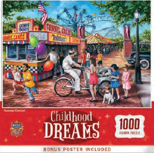 Childhood Dreams: Summer Carnival State Fair Puzzle (1000pc)