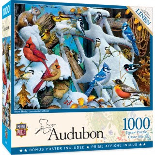 Audubon: Snow Birds Puzzle (1000pc)