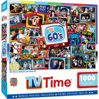 TV Time: 1960s Shows Collage Puzzle (1000pc)