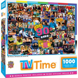 TV Time: 1990s Shows Collage Puzzle (1000pc)