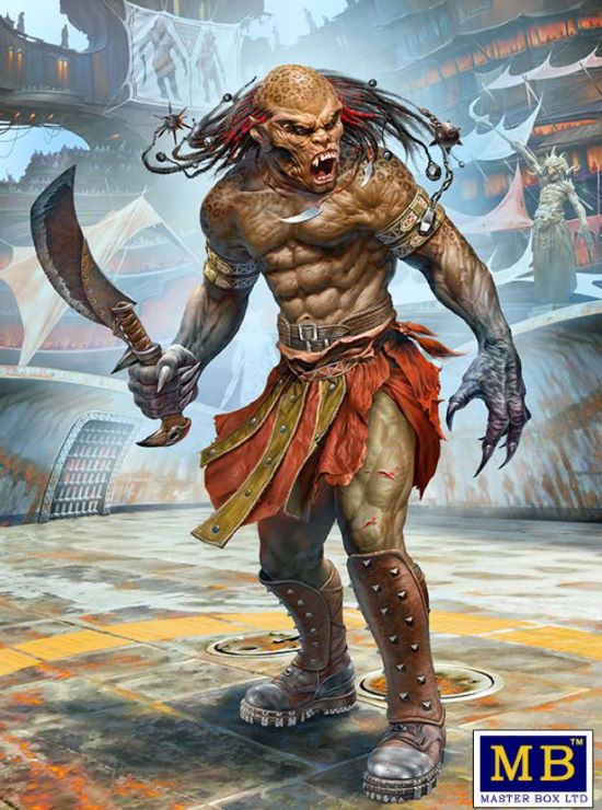 1/24 At the Edge of the Universe: Beastorian Champion Chuck Mutant Galaxy Gladiator (D)