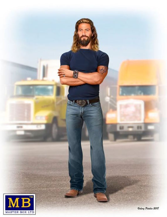 1/24 Jordan Jesus Jamerson Trucker Standing w/Arms Crossed