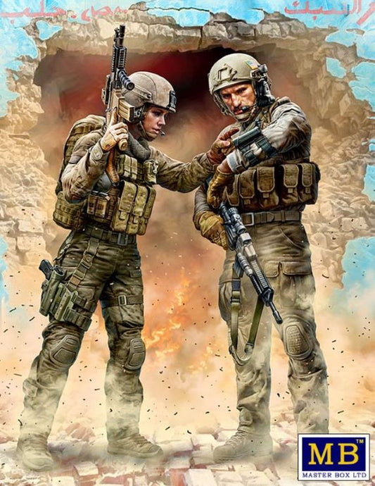 1/24 Modern War Route Change Elite Unit Male & Female Soldiers