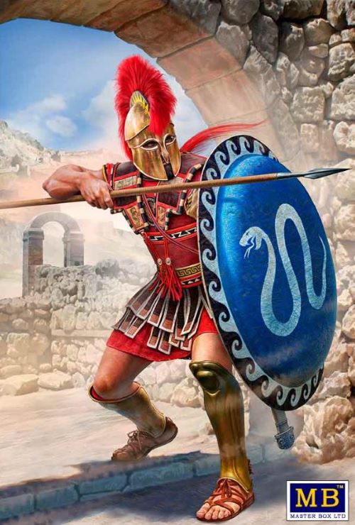 1/32 Greco-Persian Wars: Hoplite Warrior w/Spear & Shield #1