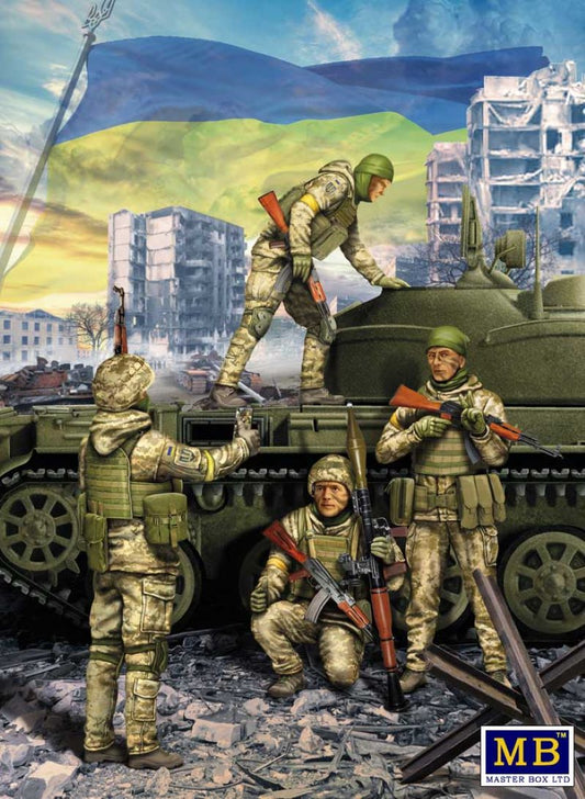 1/35 Russian-Ukrainian War: Ukrainian Soldiers Defense of Kyiv March 2022 (4)