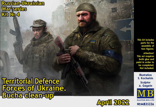 1/35 Russian-Ukrainian War: Territorial Defense Forces of Ukraine Bucha Clean-Up April 2022 (2)