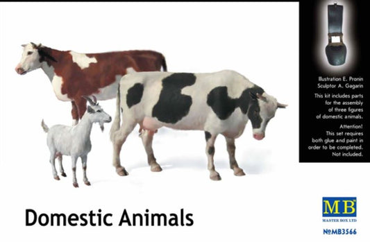 1/35 Domestic Animals (2 Cows & 1 Goat)