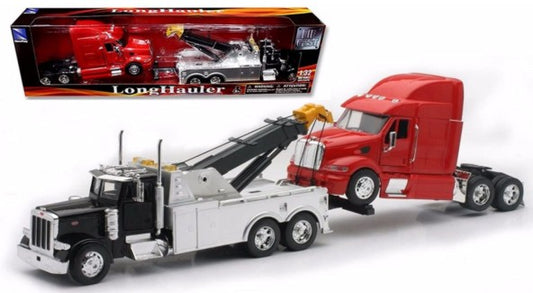 1/32 Peterbilt 335 Wrecker Tow Truck w/Tractor Cab (Die Cast)