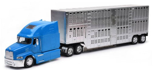 1/32 Mack Pinnacle w/Pot Belly Livestock Trailer (Die Cast)