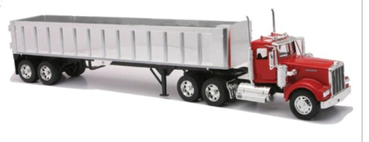 1/32 Kenworth W900 w/Frameless Dump Trailer (Die Cast)