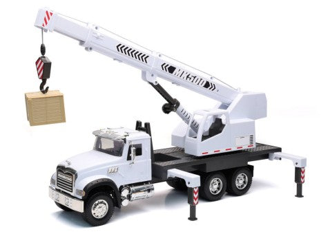 1/18 Mack Granite Truck w/Extendable Crane & Crate (Die Cast)