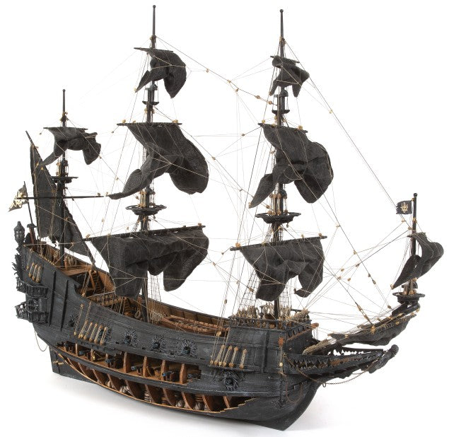 1/50 Flying Dutchman Ghost Pirate Ship w/Cutaway Hull (Advanced Level)