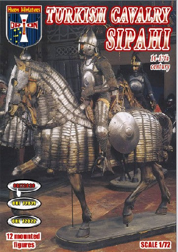 1/72 Turkish Sipahi Cavalry XVI-XVII Century (12 Mtd)