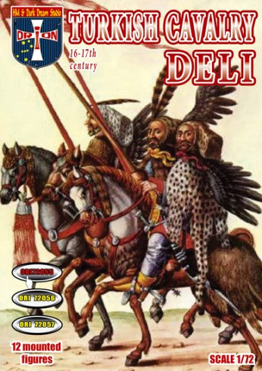 1/72 Turkish Deli Cavalry XVI-XVII Century (12 Mtd)