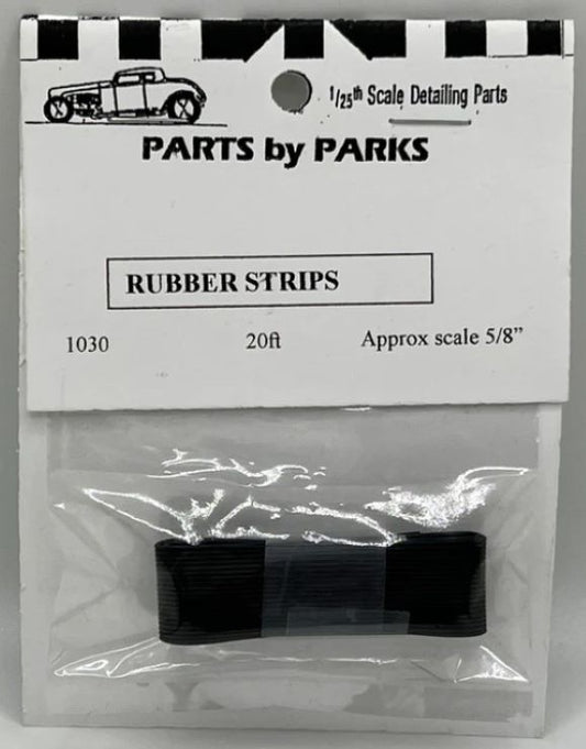 1/24-1/25 20 ft. Rubber Strips for fan belts, small hose, weather strips, etc