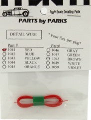 1/24-1/25 Red 4 ft. Detail Plug Wire